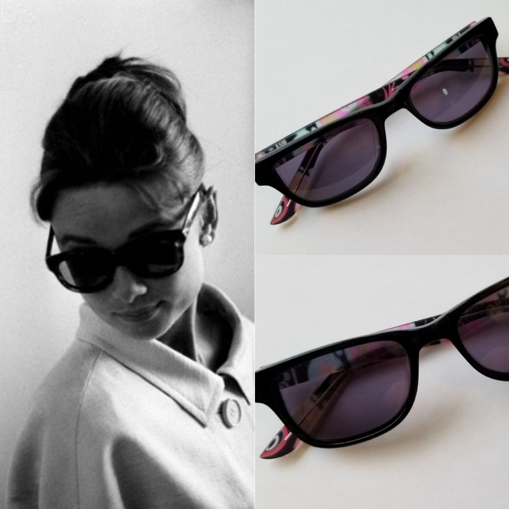 ❗Audrey Hepburn Ray Ban Style Black Sunglasses❗